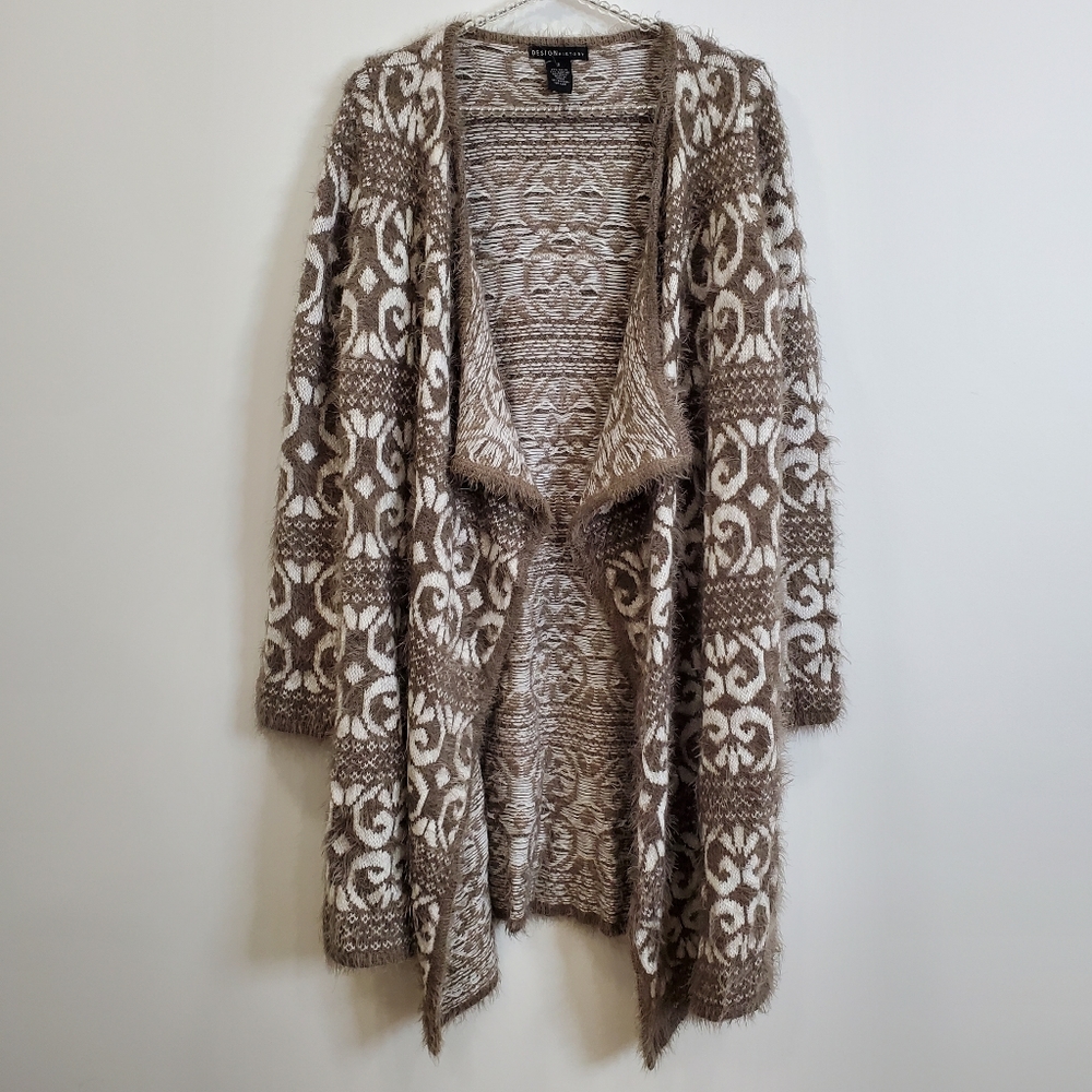 Design History Boho Drape Sweater, Size Small